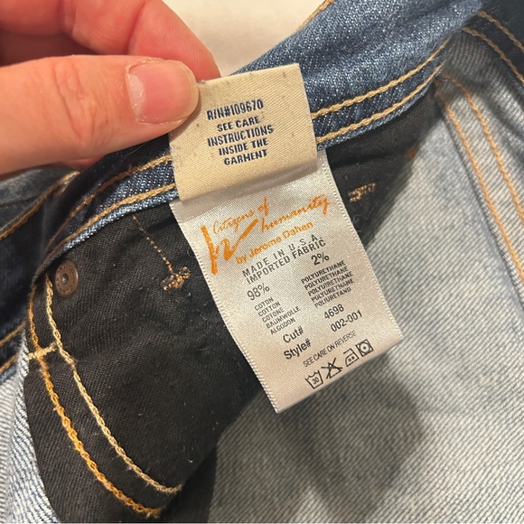 Y2K Citizens of Humanity Ingrid 002 Low Waist Flare Jeans Bootcut Denim W30 - Picture 10 of 13